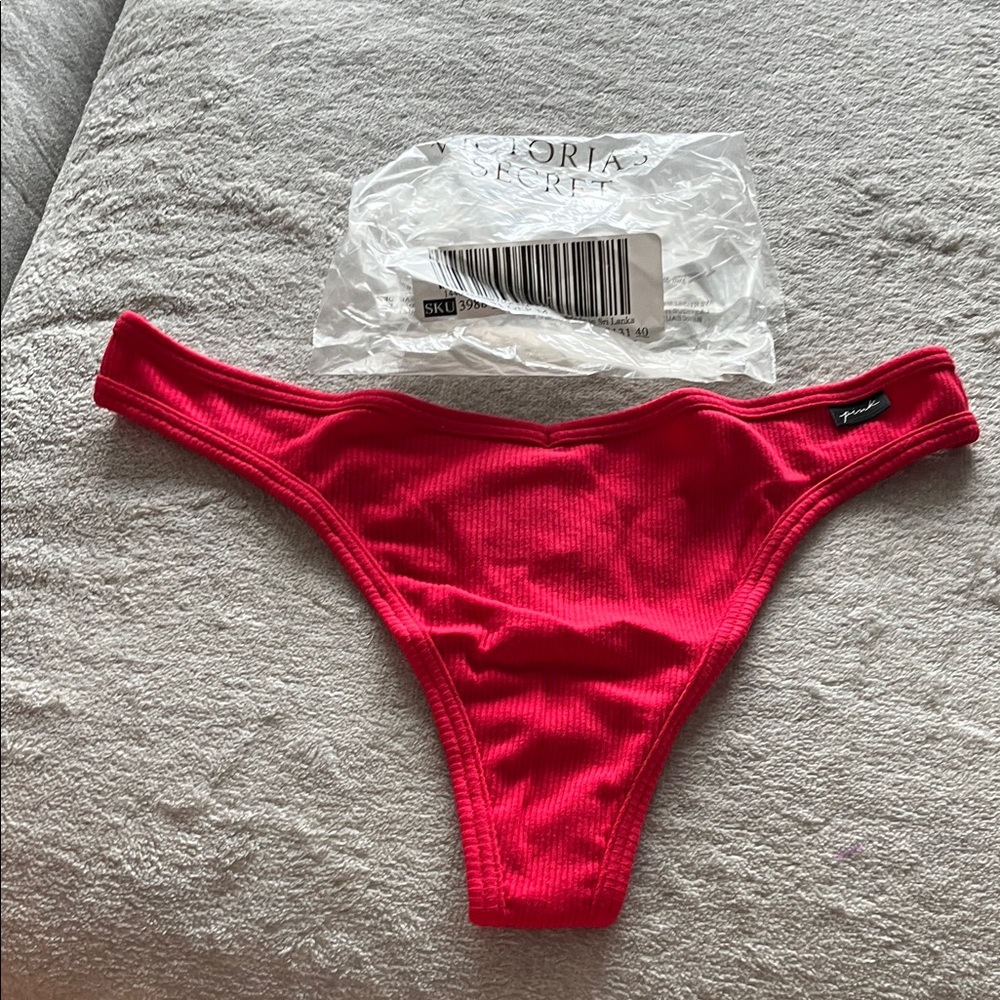 Victoria's Secret Vibrant Red Swim Bottom